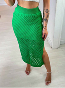 SAIA TRICÔ COM FENDA