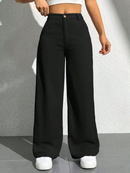 Calça Feminina Wide Leg Alfaiataria Varias Cores Lançamento