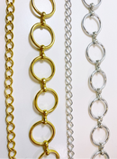 Cinto de corrente argola feminino cintura de oco simples e versátil da moda tendência