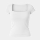 BLUSA BÁSICA - DECOTE QUADRADO