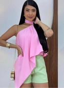 BLUSA BATA ASSIMÉTRICA MULTIFORMES