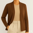 CARDIGAN FEMININO CANELADO ESTILO KIMONO