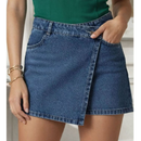 SHORT SAIA JEANS COM SOBREPOSIÇÃO