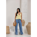 Blusa Batinha Cropeed Veráo Alça Regulável