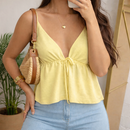 BLUSA CROPPED BATINHA COM ALÇA REGULÁVEL