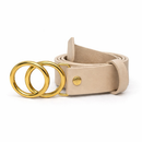 Cintos Femininos Redonda Dupla Dourada Largura 3.0cm Envio Rápido - Manuela