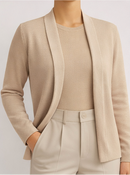 CARDIGAN FEMININO CANELADO ESTILO KIMONO