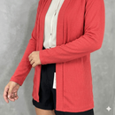 CARDIGAN FEMININO CANELADO ESTILO KIMONO