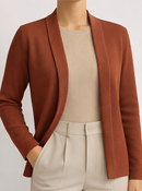CARDIGAN FEMININO CANELADO ESTILO KIMONO