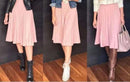 Saia midi Plissada Midi Moda Evangelica Casual Elegante para igreja