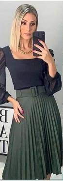 SAIA MIDI PLISSADA