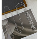 Cinto feminino corrente de festa coração de metal brilhante com diamantes