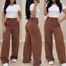 Calça Alfaiataria Pantalona Premium Wide Leg Cintura Alta PROMOÇÃO Tendência