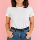 Kit 4 Cintos Feminino Fivela Metalizada Dourada Em Couro Sintético Ecológico Minimalista